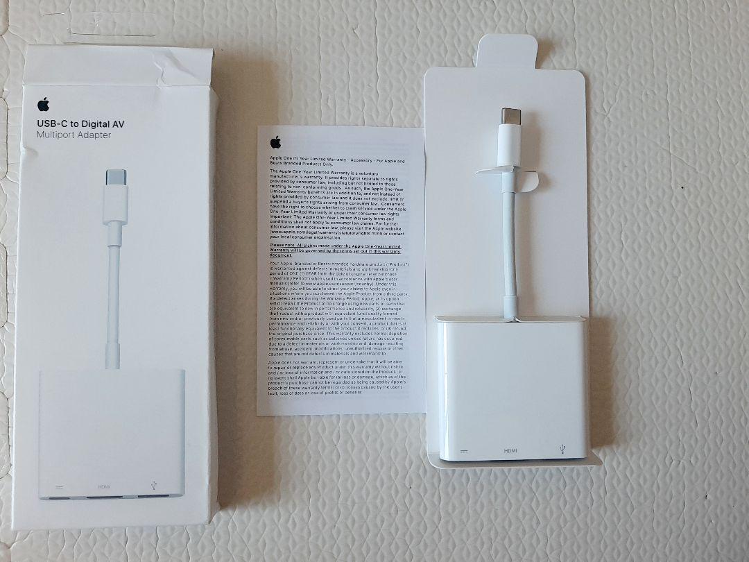 Apple純正 USB-C Digital AV Multiportアダプタ