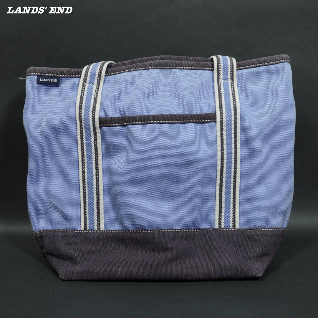 LANDS' END TOTE BAG ZIPTOP MEDIUM ②