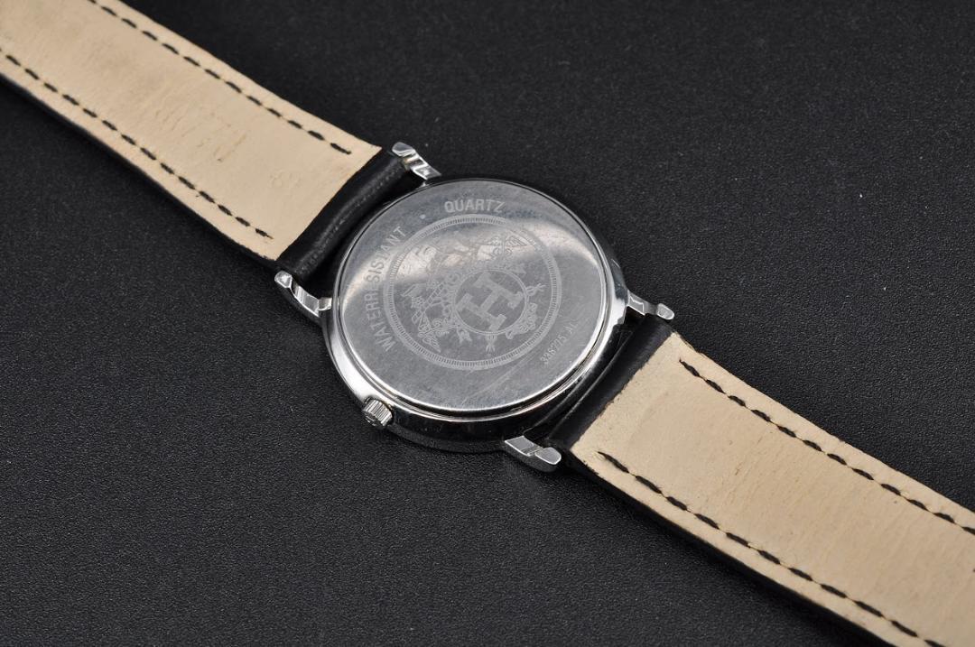 Hermes エルメス セリエ クォーツ K18 コンビ 腕時計 電池交換済み