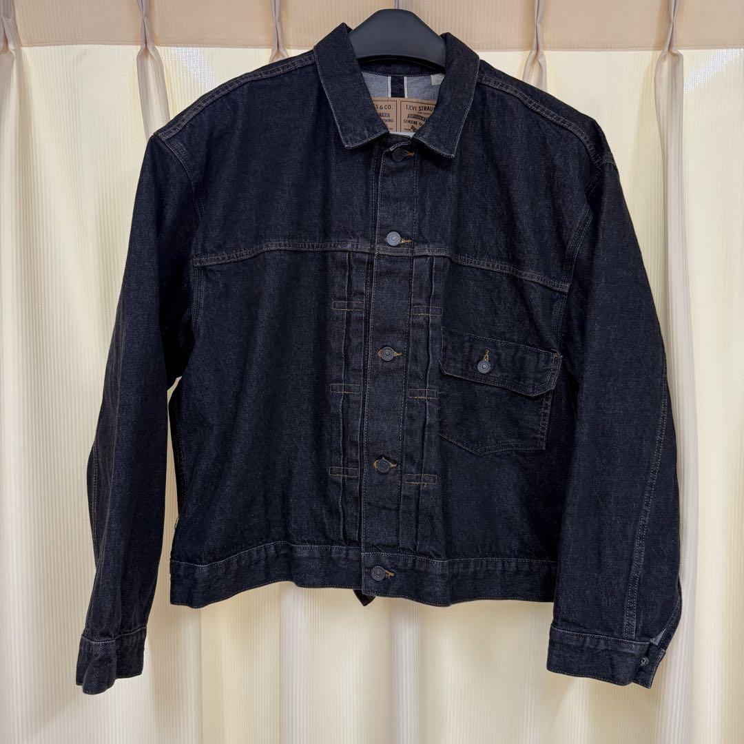 【美品】LEVI’S BEAMS デニムジャケット BLACK RINSE Ｌ