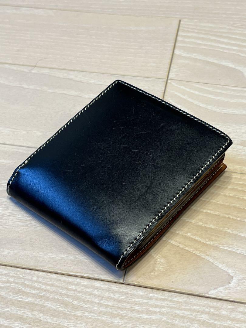 万双　二つ折り財布（小銭入れ無し）