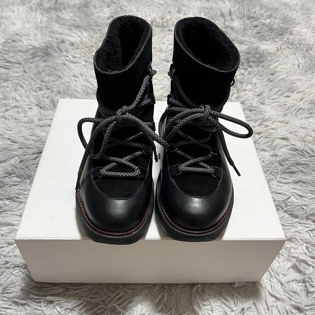 【美品】fitflop スエードレザーブーツBLACK〈定価26,723円〉