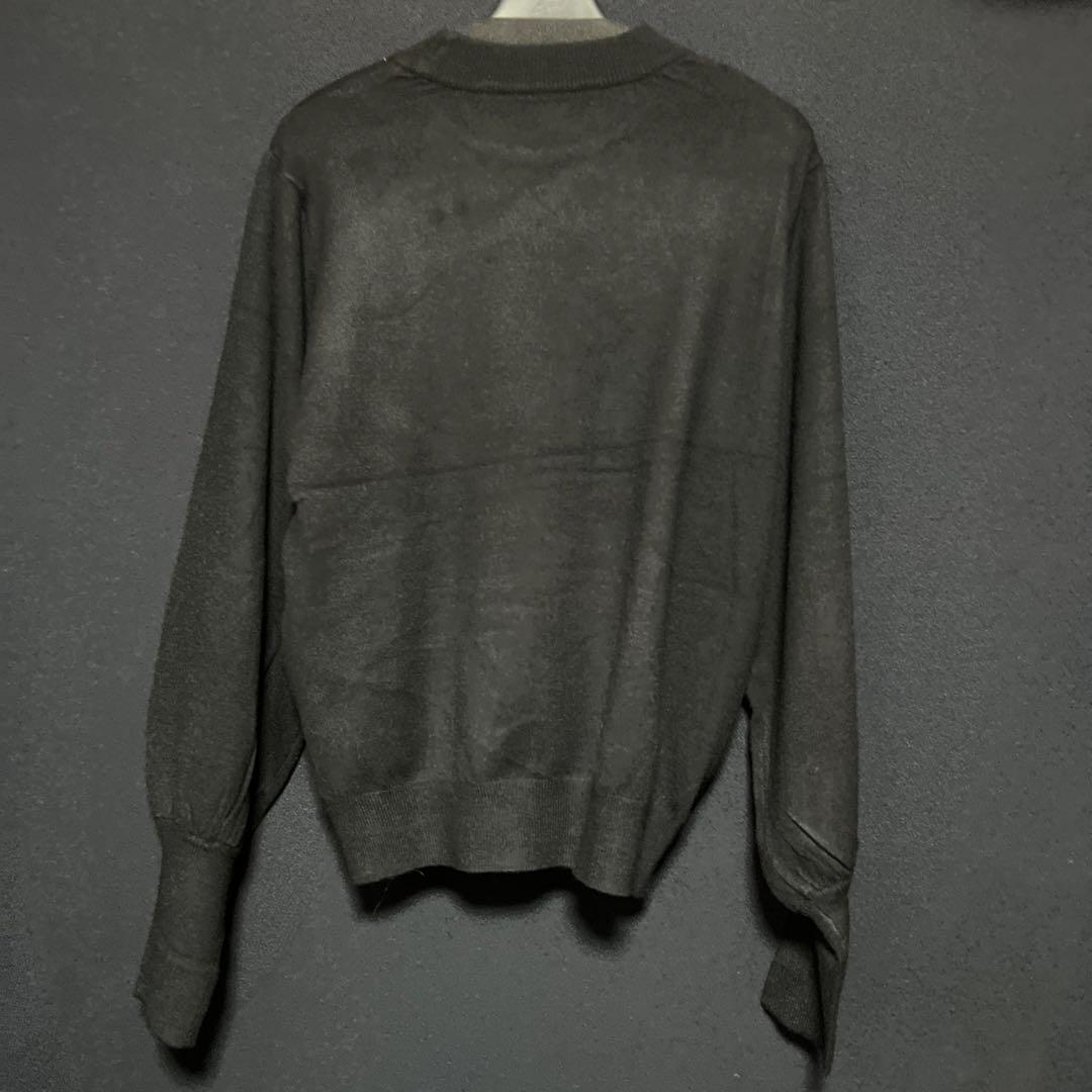 LASUD ブラック　ニット　tops