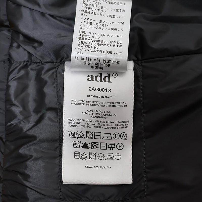 add（エーディーディー）　ダウンジャケット