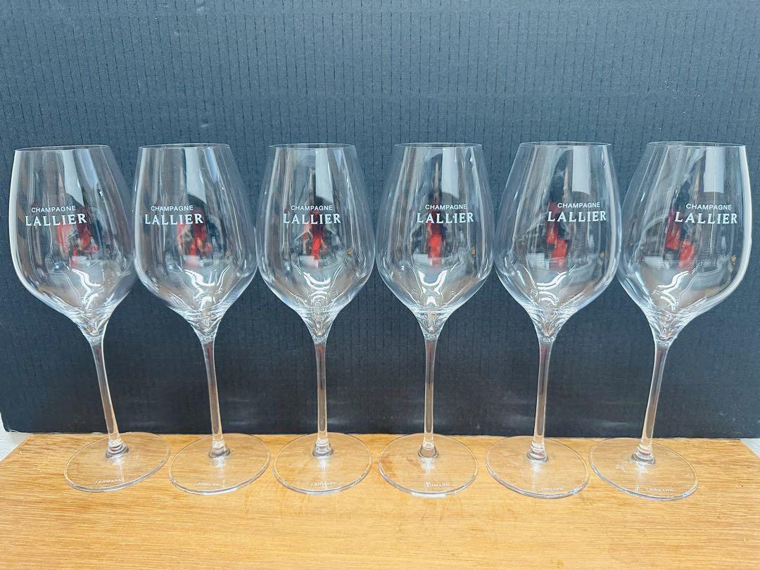 Champagne Lallier シャンパーニュ・グラス６脚セット