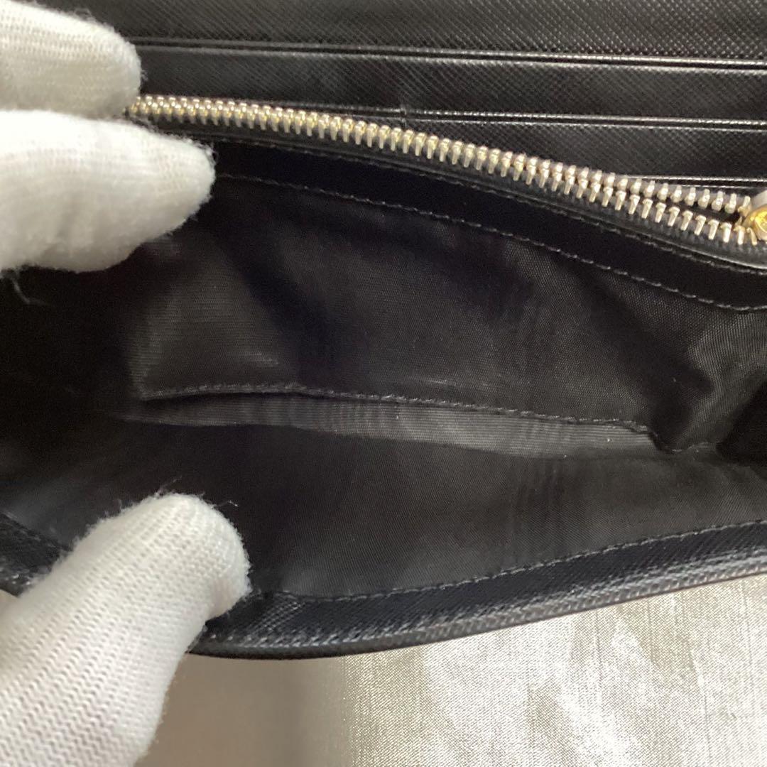 【PRADA 】サフィアーノ　長財布【ブラック】
