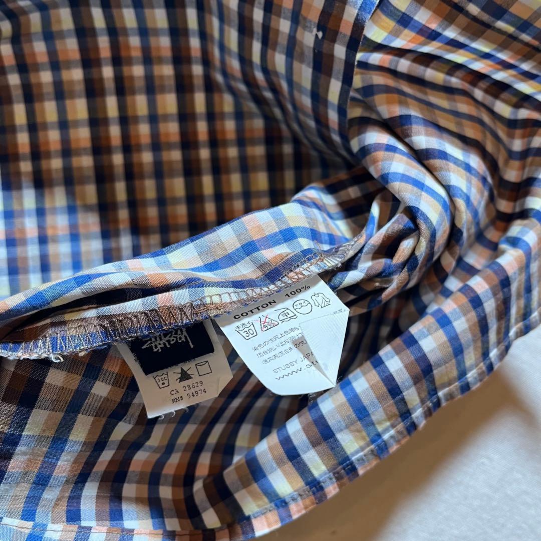 Y2K 90s OLD stussy オールドステューシー　チェックシャツ　XL