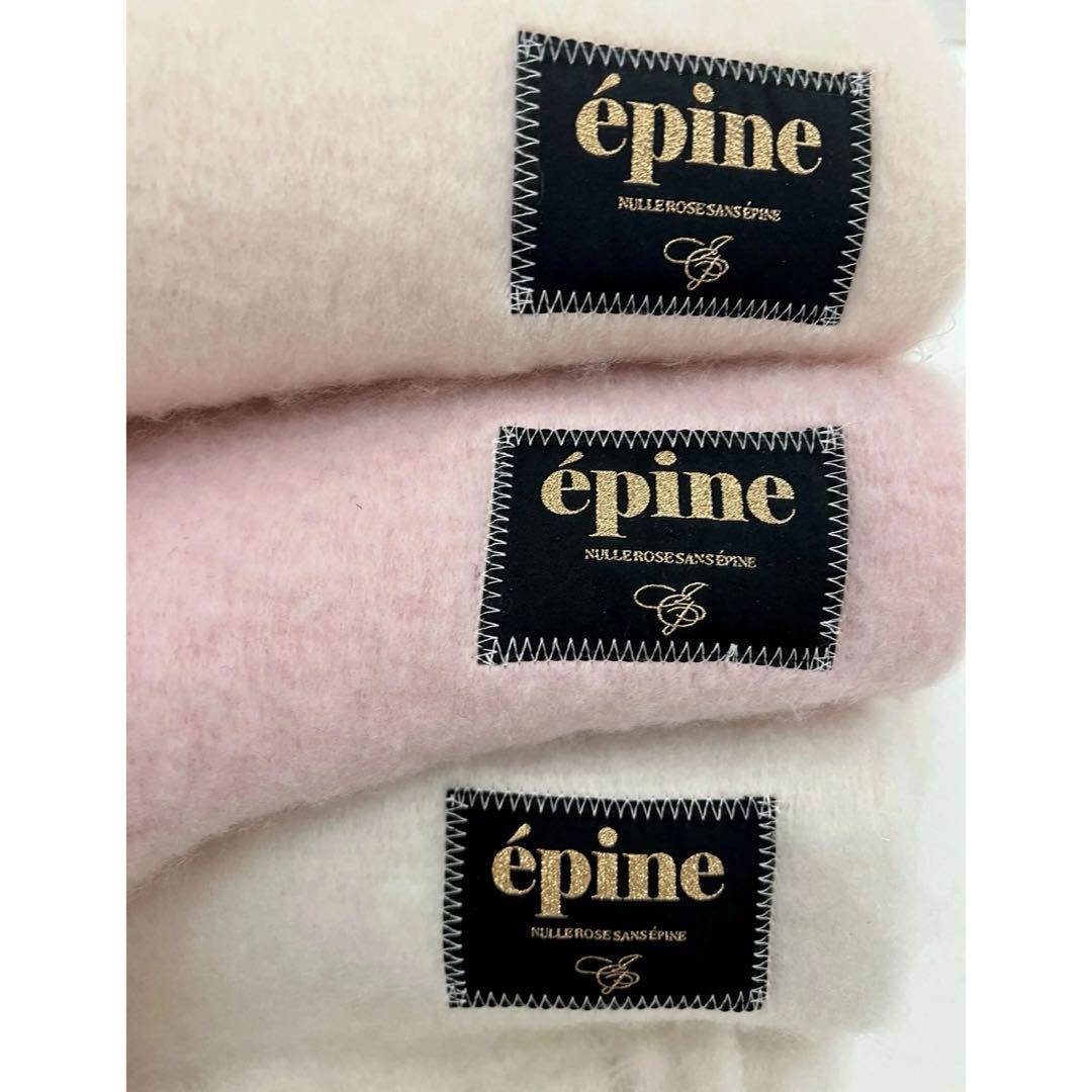épine initial muffler ivory エピヌ マフラー