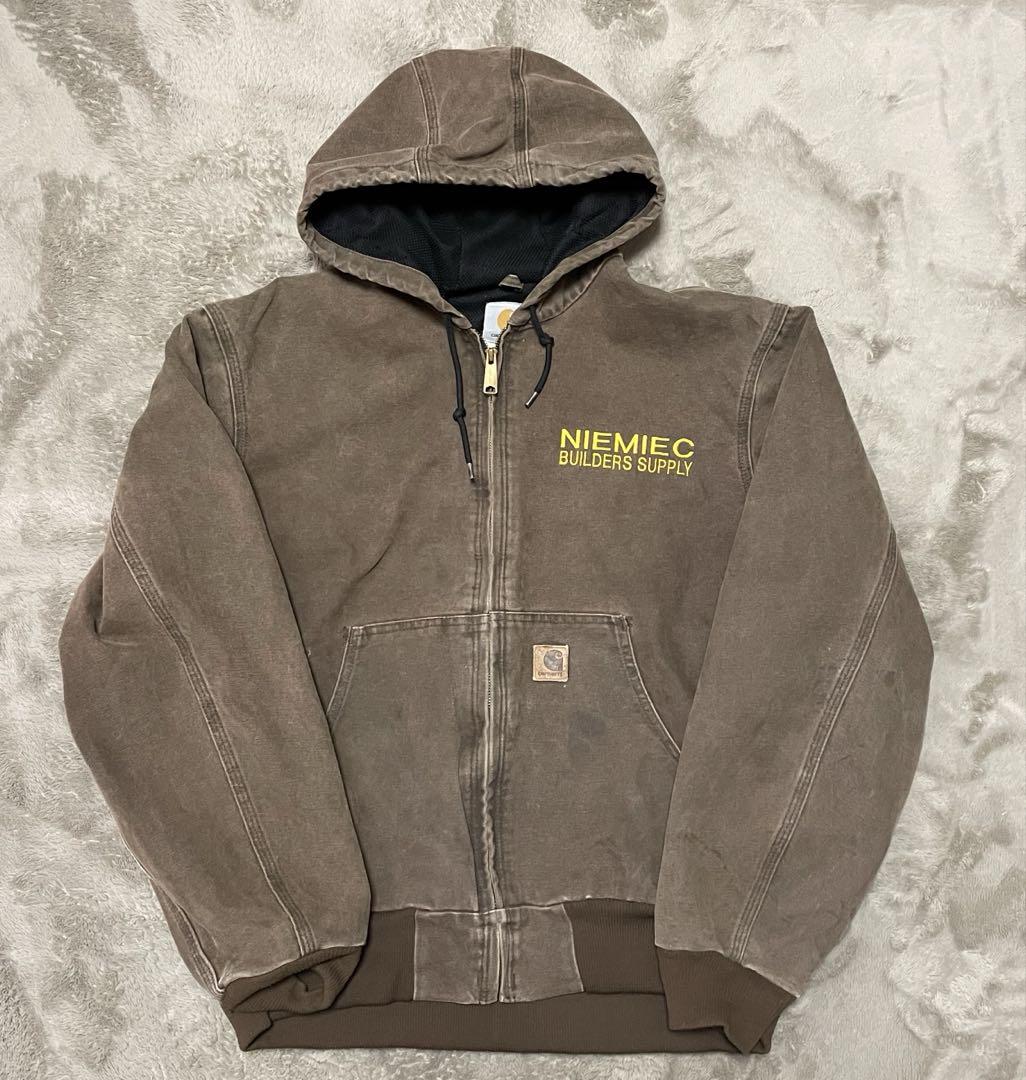 Carhartt active jacket ブラウン