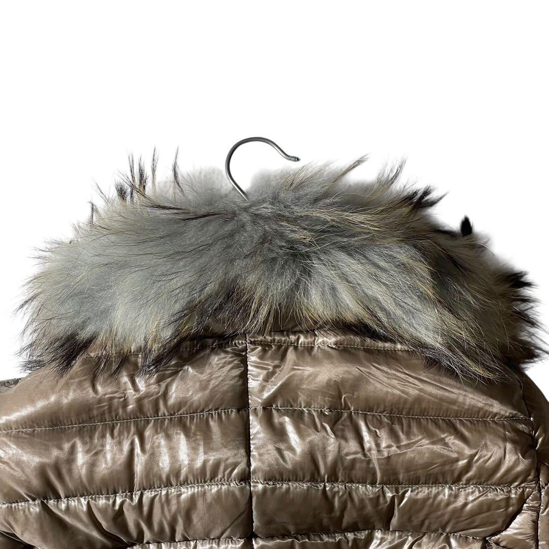 『極美品』HERNO ヘルノ ラビットファー 2way ダウンコート 40 HERNOヘルノ ダウンコート 40 極美品 高級フォックスファー付