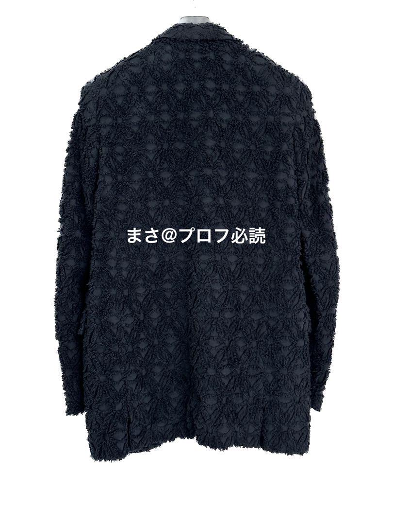 HOMME PLUS 花柄 コットンテーラードジャケット XS