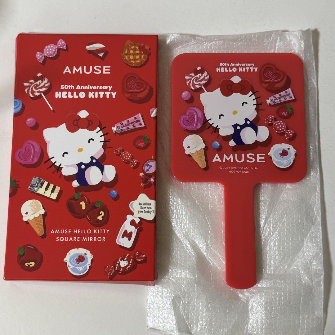amuse 韓国 ポップアップ キティ 鏡 ミラー