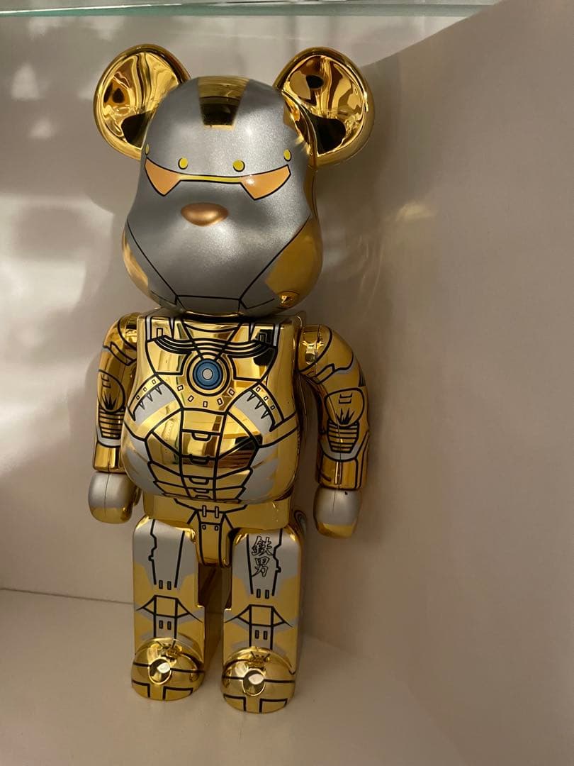 ベアブリック　アイアンマン　ゴールド　400%