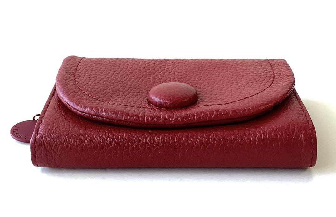 新品☆ジルスチュアート☆ルナティ かぶせ折り財布☆レッド赤