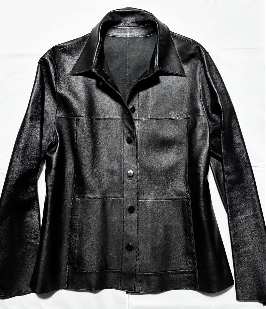 新品 CECI OU CELA セシオセラ 羊革 ラム レザー ジャケット