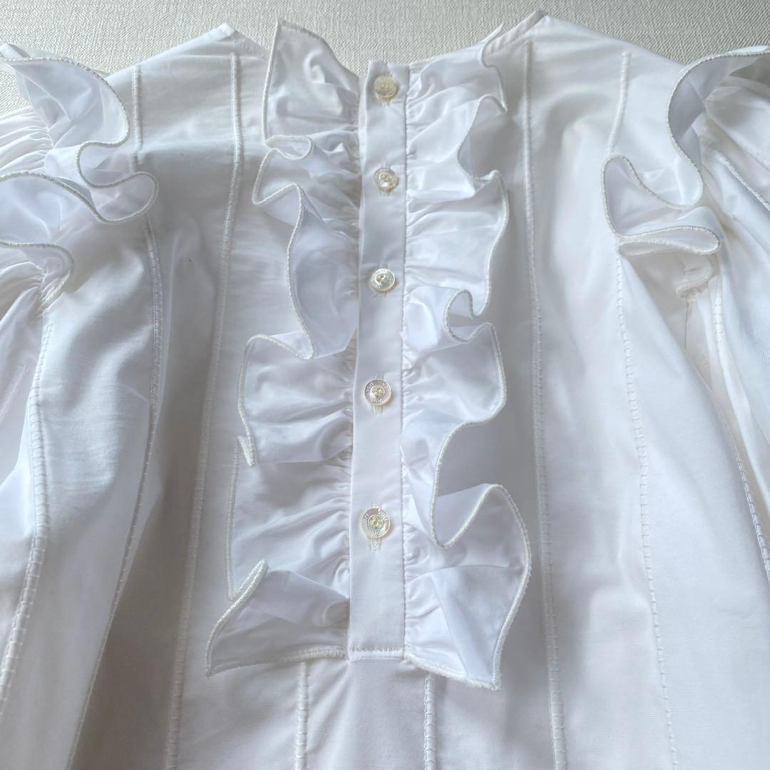 yori shirocon candyブラウス パフスリーブ フリルブラウス