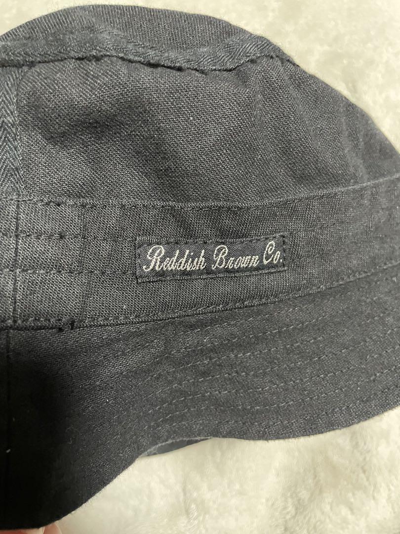 Reddish Brown バケットハット ブラック
