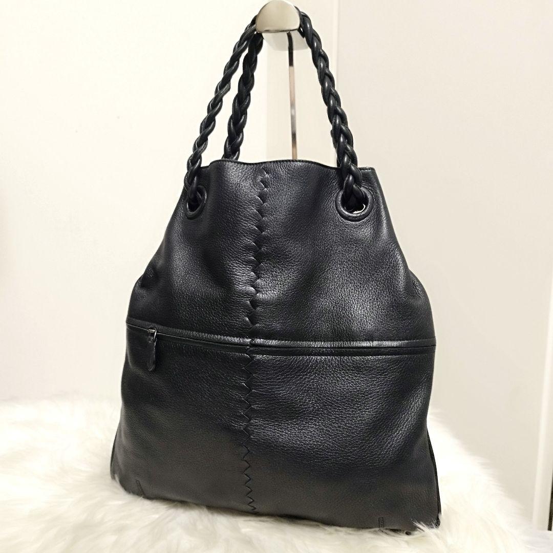 極美品☆ボッテガヴェネタチェルボショルダーバッグトートバッグレザー
