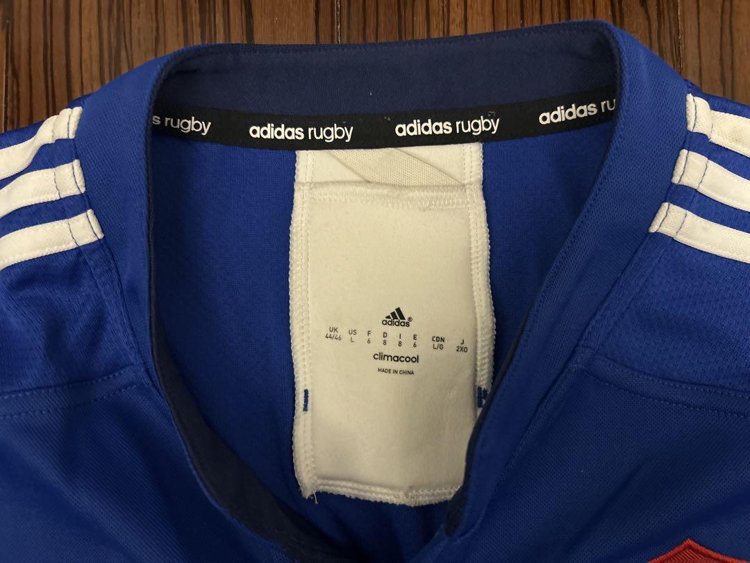 Adidas ラグビー フランス代表 選手着用モデル ジャージ 海外L
