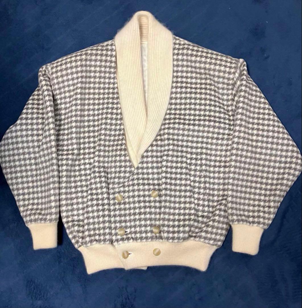 CELINE セリーヌウールアンゴラ インナーニットジャケットM CELINE