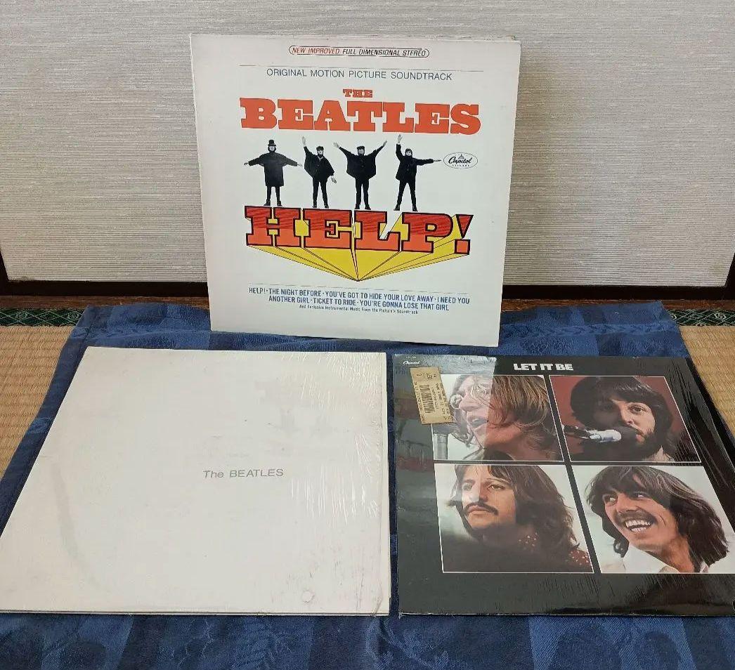 【レアUS 版レコード3作THE BEATLES 】HELP Let It Be