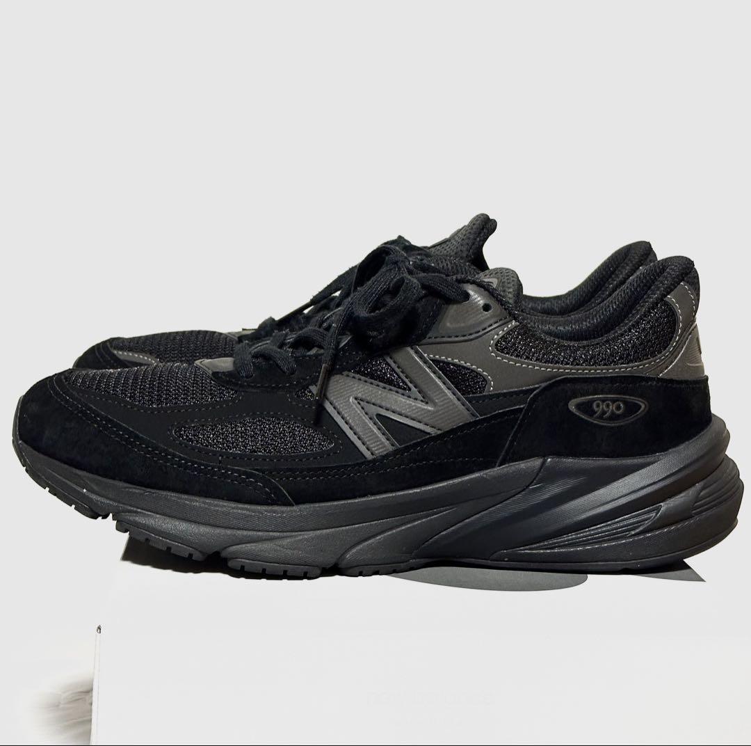 靴 New Balance 990V6 U990BB6 \"Triple Black\"