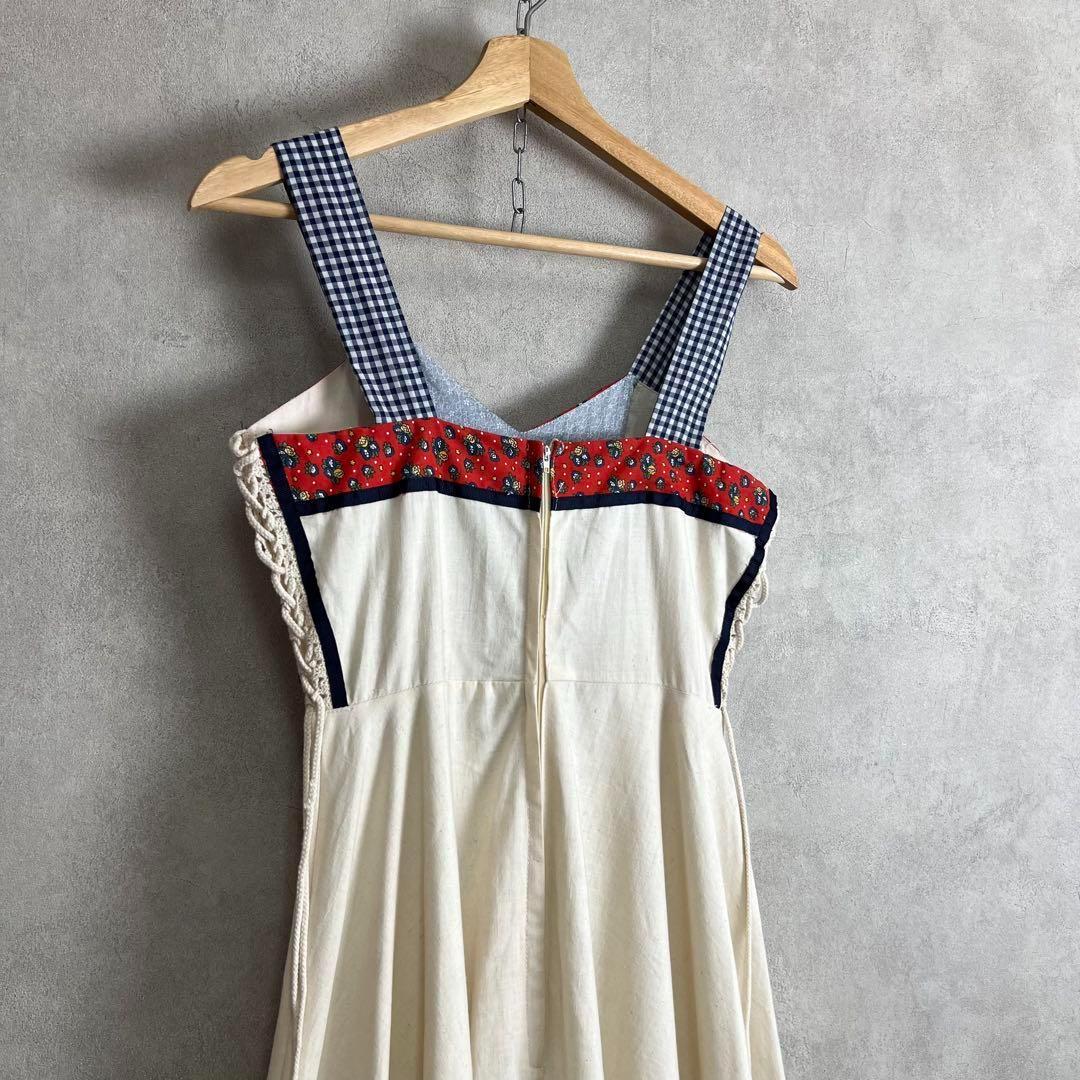 70s 古着 ガニーサックス ノースリーブワンピースM・GUNNE SAX WWW_OLIVIERBERNSTEIN_COM