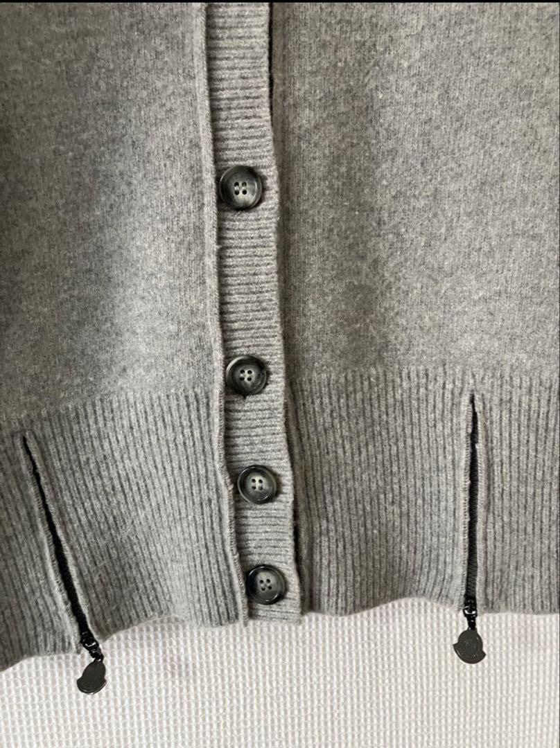 MONCLER グレー カーディガン S MONCLER グレー カーディガン S