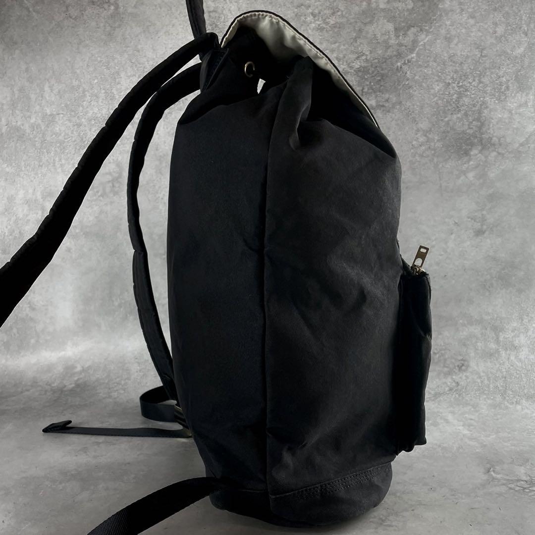 ✨希少×完売品✨ PORTER ポーター　ドラフト　リュック　黒　巾着　ガール ✨希少×完売品✨ PORTER ポーター ドラフト リュック 黒 巾着