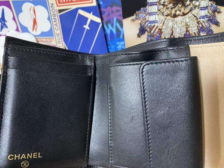 m様 キャビアスキン 3つ折り財布 ベージュ 5Rvmw-m56924671886 専用 CHANEL フィリグリー 超歓迎新作
