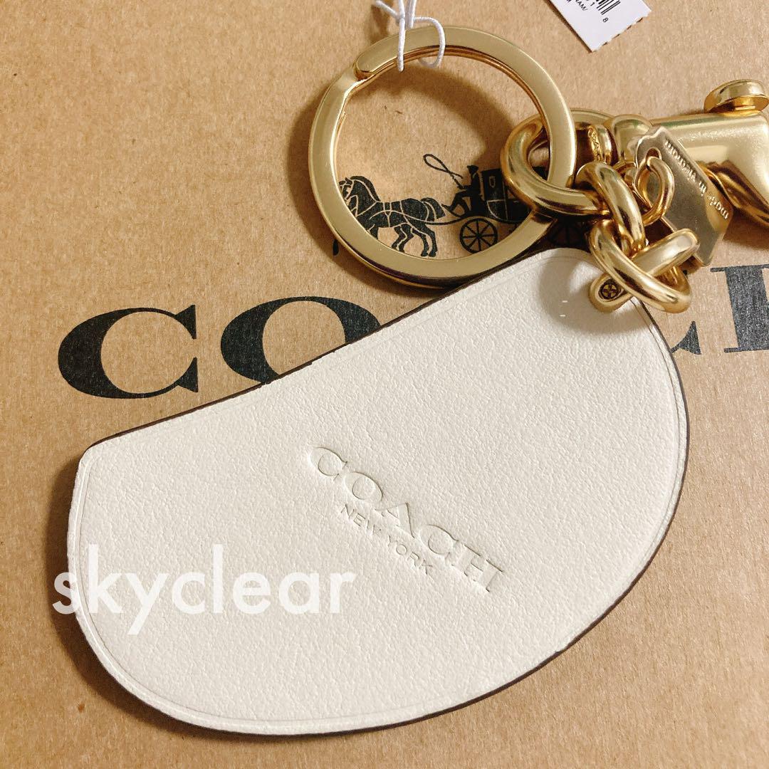 新品❇︎正規品 COACH オレンジ チャーム キーリング コーチ