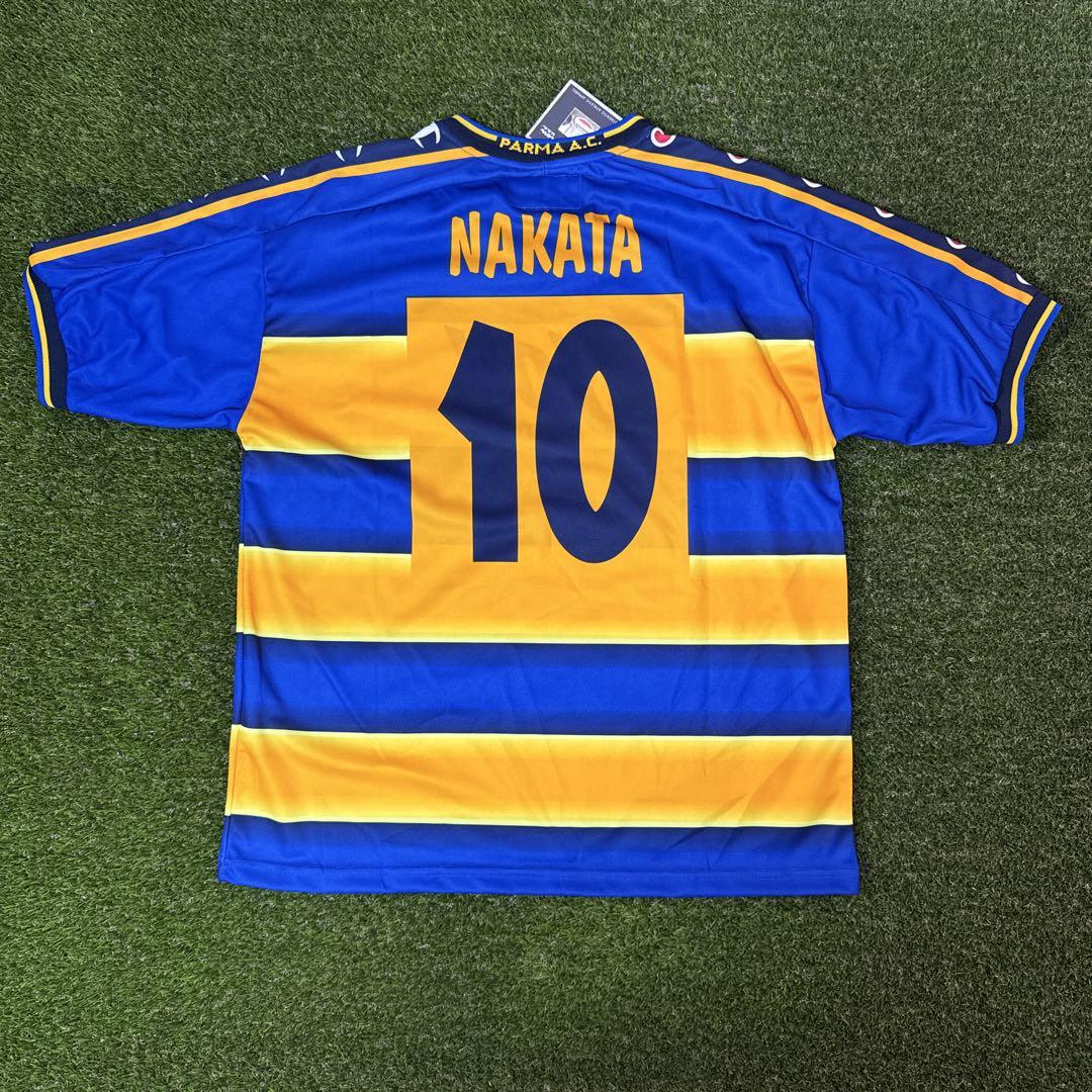 新品タグ付き パルマ 01-02 中田英寿 champion ユニフォーム