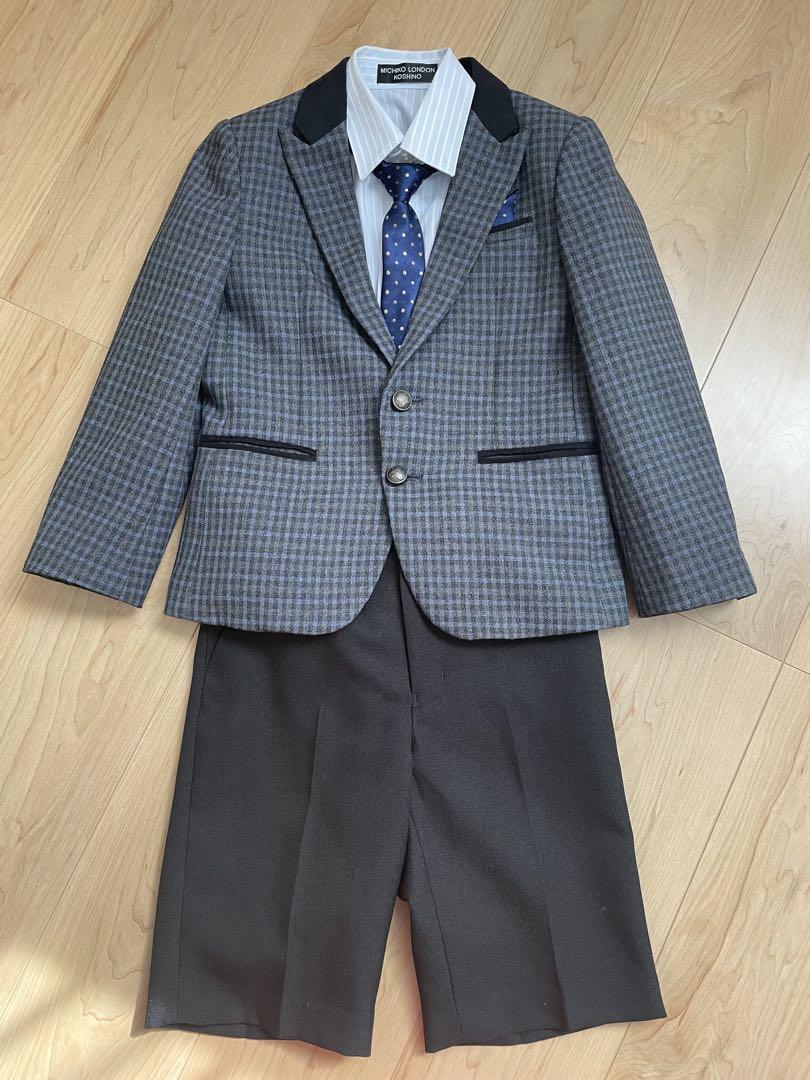 ミチコロンドン　子どもスーツセット　120 ミチコロンドン コシノ スーツ 上下 セット キッズ 男の子用 120