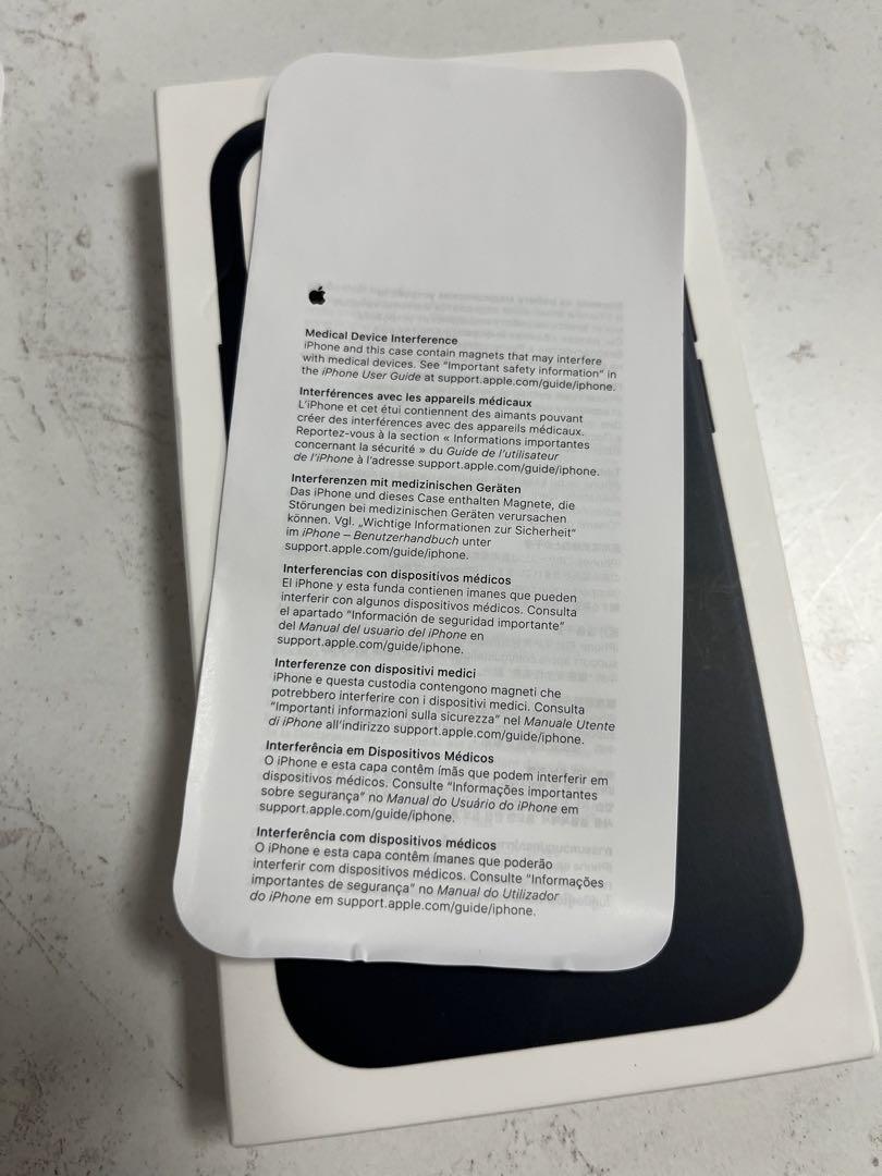 【美品】iPhone 13 mini MagSafe対応 純正レザーケース 純正