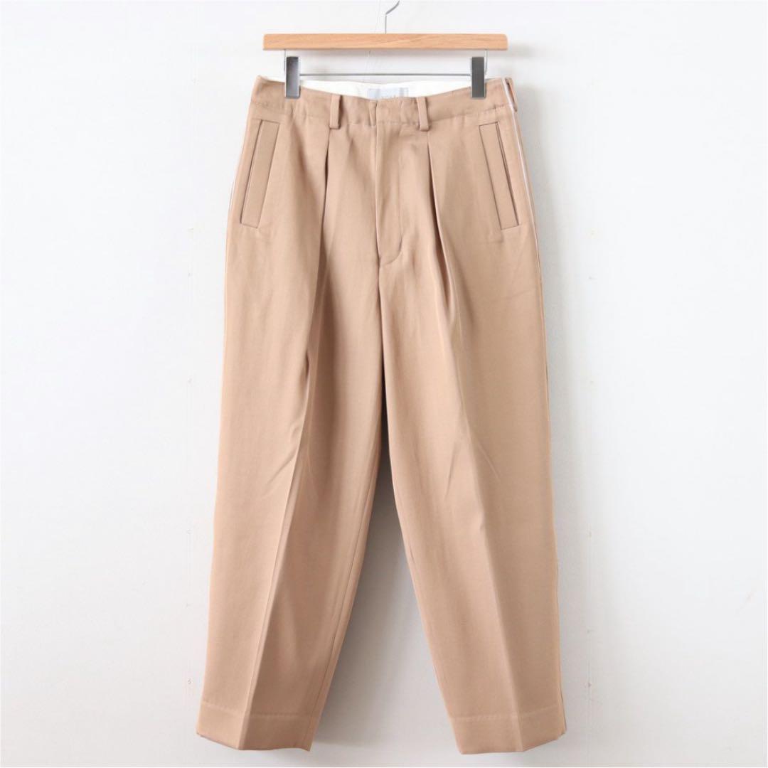 YOKE ヨーク 1TUCK WIDE TROUSERS YOKE | 1TUCK WIDE TROUSERS(BROWN CHECK) | 1タックワイド