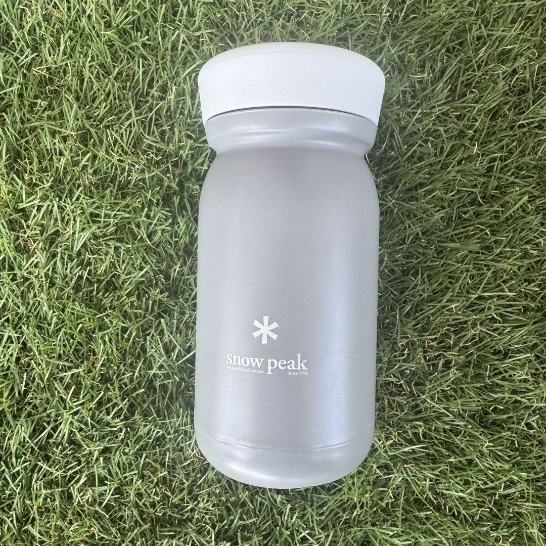 【美品】Snow Peak チタンマグセット＋ボトル付き アウトドア キャンプ