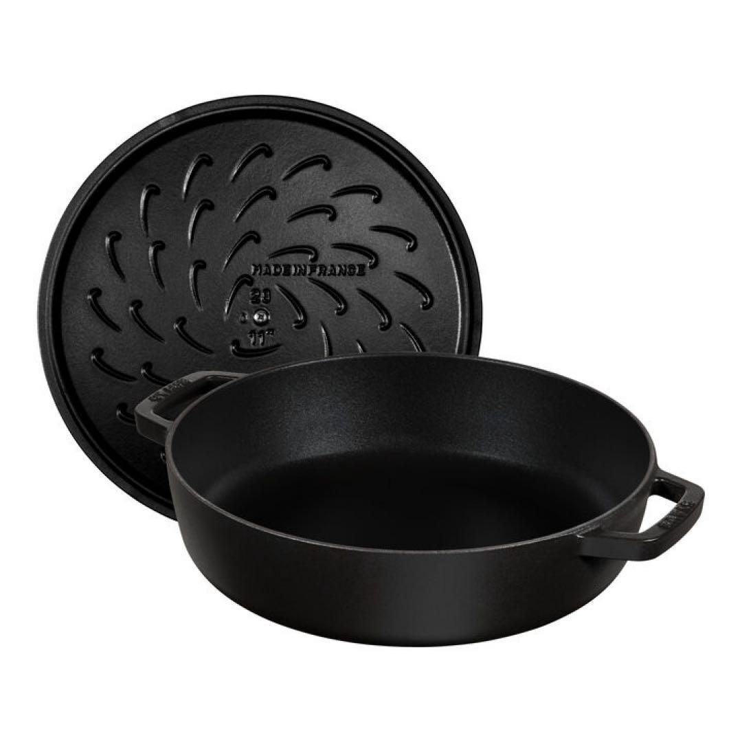 STAUB ストウブ ブレイザーソテーパン 24cm ブラック