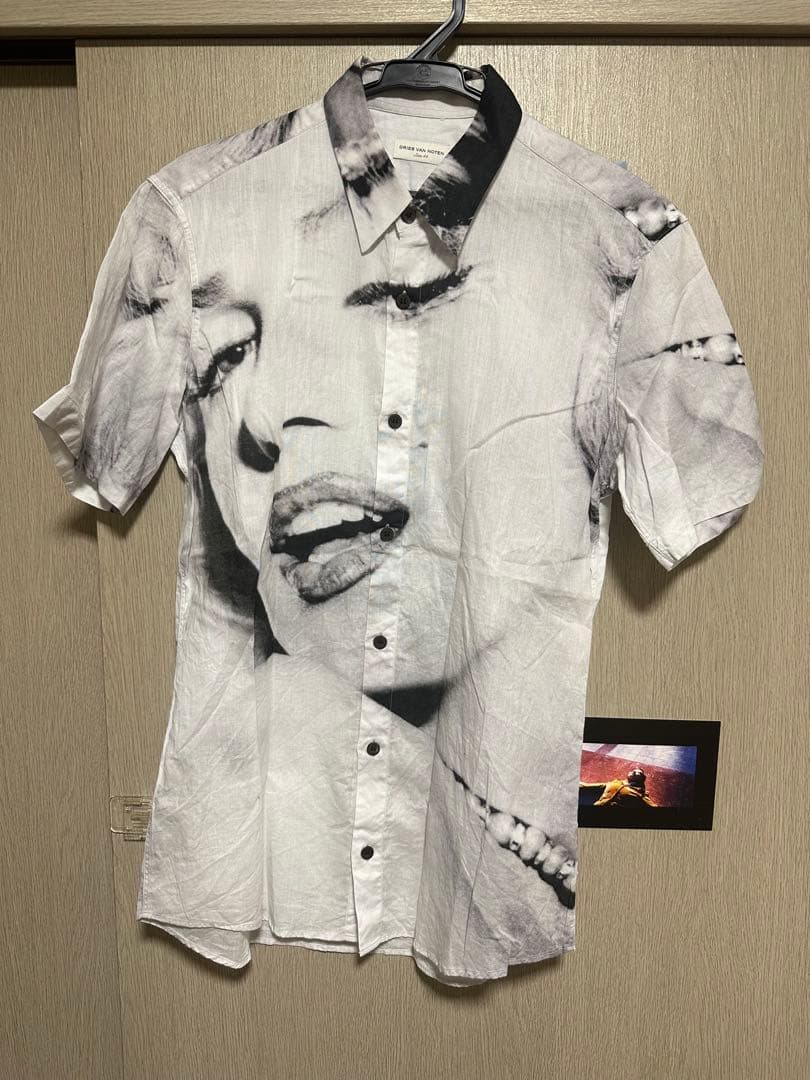 DRIES VAN NOTEN 16SSマリリン モンロー プリント 半袖シャツS・DRIES VAN NOTEN