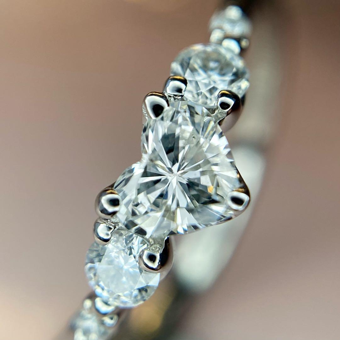 『専用です』TRILOGY トリロジー 天然ダイヤモンド リング 計0.40ct
