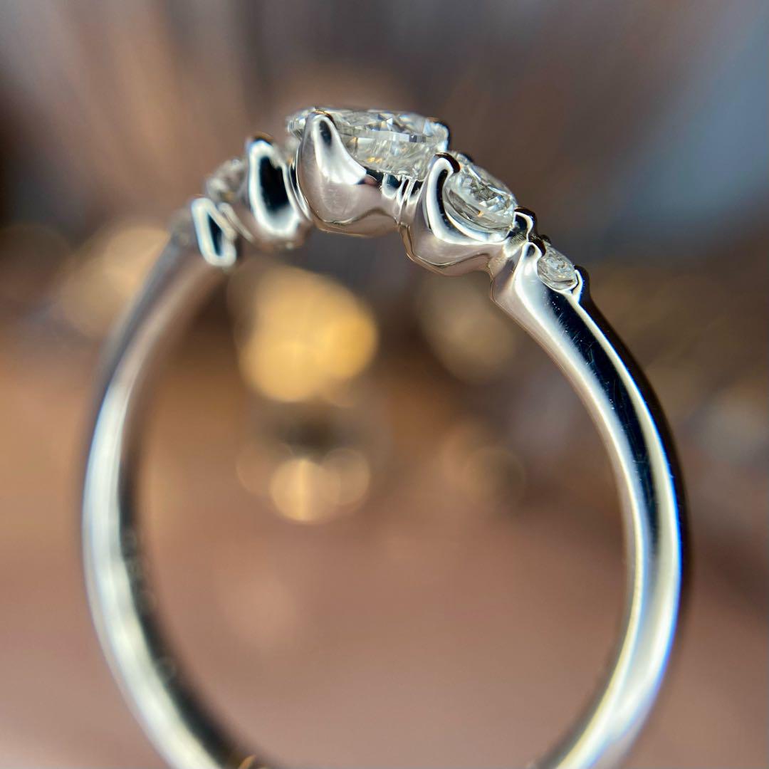 『専用です』TRILOGY トリロジー 天然ダイヤモンド リング 計0.40ct