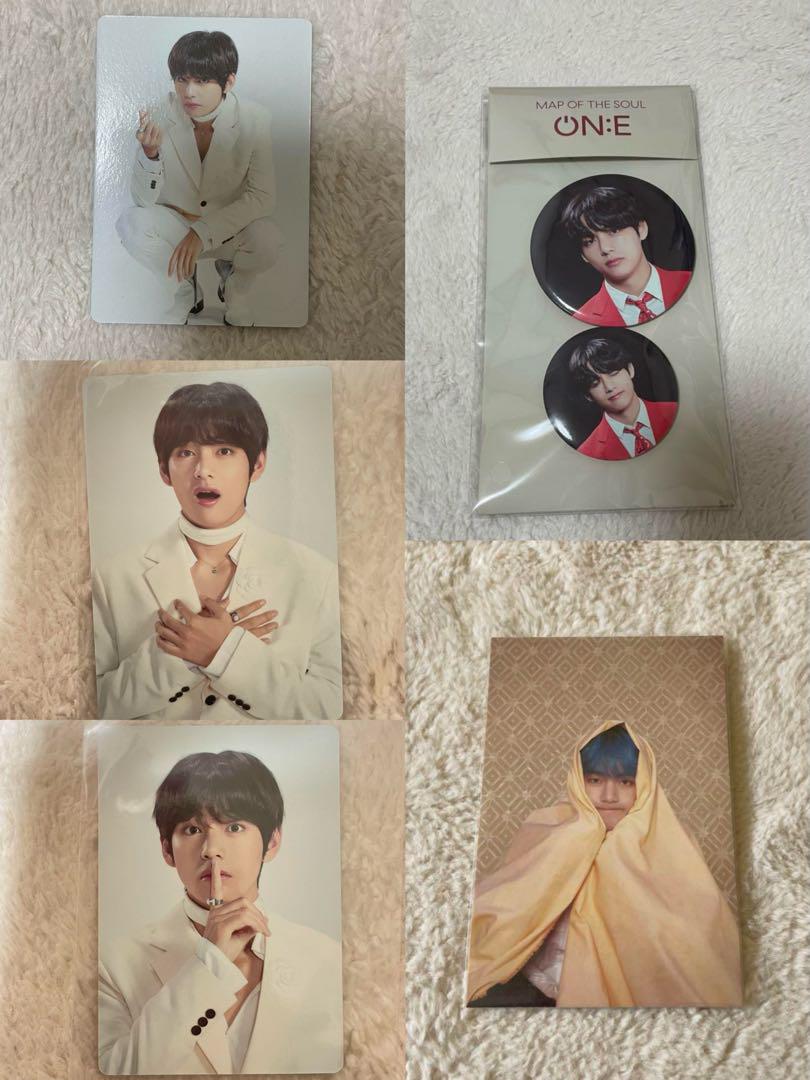 BTS キムテヒョン V ミニフォト 缶バッジ フォトカード - メルカリ