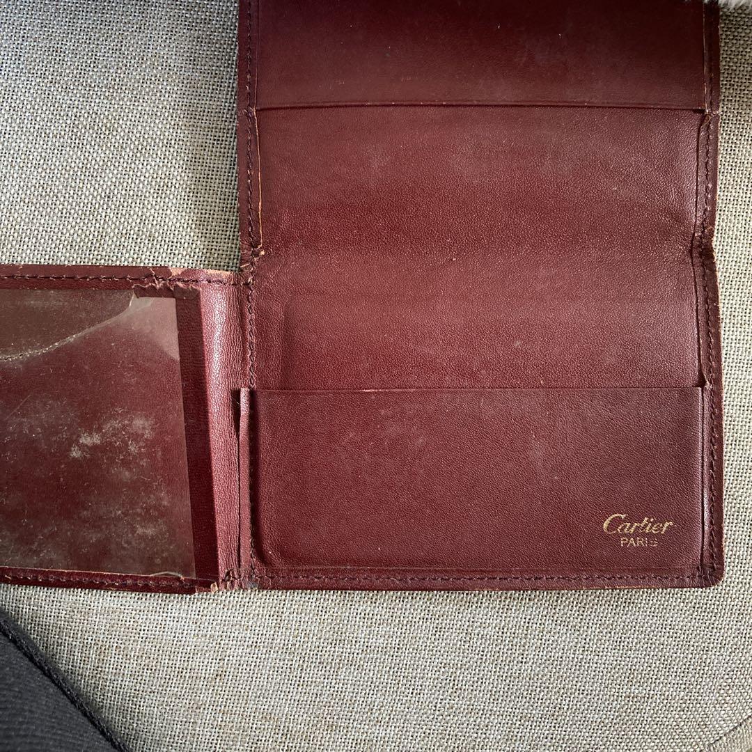 新品未使用レアノベルティーCartier カード入れ 赤 レザー Cartier 赤 レザー 名刺入れ - メルカリ