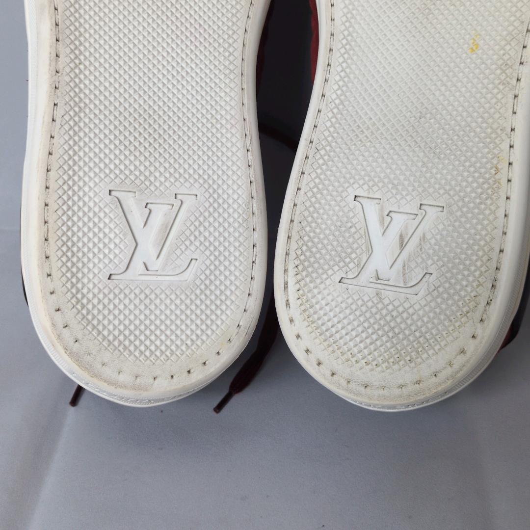 Louis Vuitton 　ルイヴィトン　レッド　スエードカジュアルスニーカー