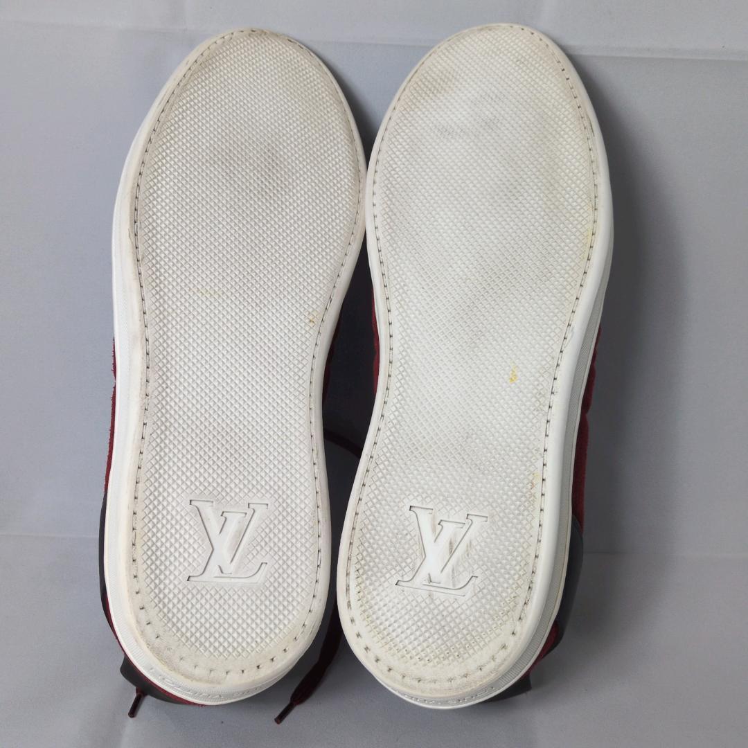 Louis Vuitton 　ルイヴィトン　レッド　スエードカジュアルスニーカー