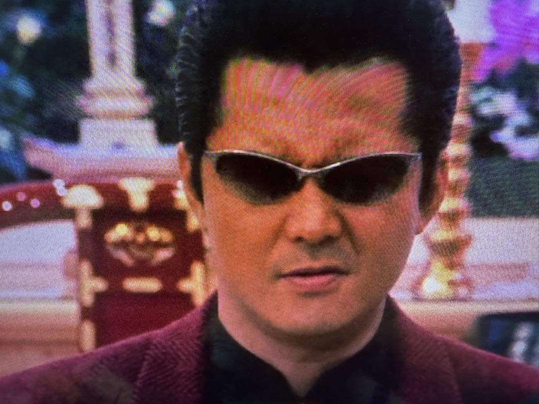 Riki Takeuchi ミナミの帝王 萬田銀次郎モデルサングラス グレー