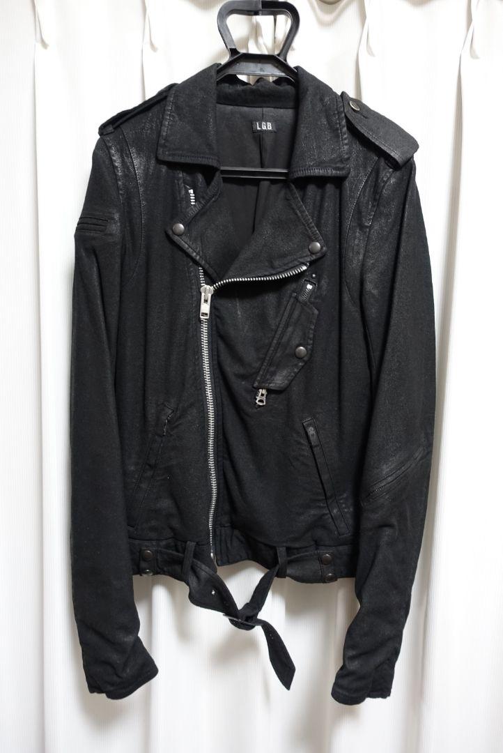 LGB ルグランブルー コーティングライダースジャケット メンズ1 HYDE着用