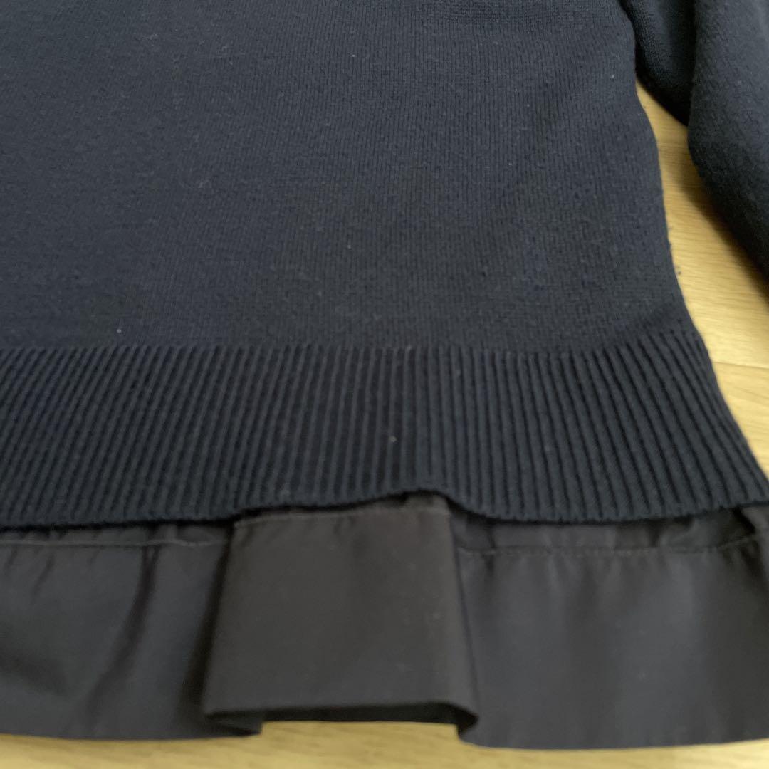 ニット切り替えダウン