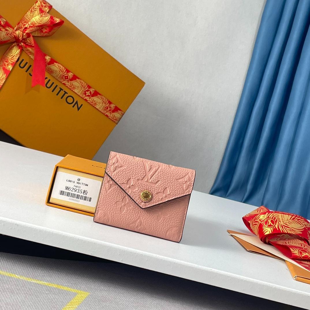 Louis Vuitton グレージュ 三つ折り財布