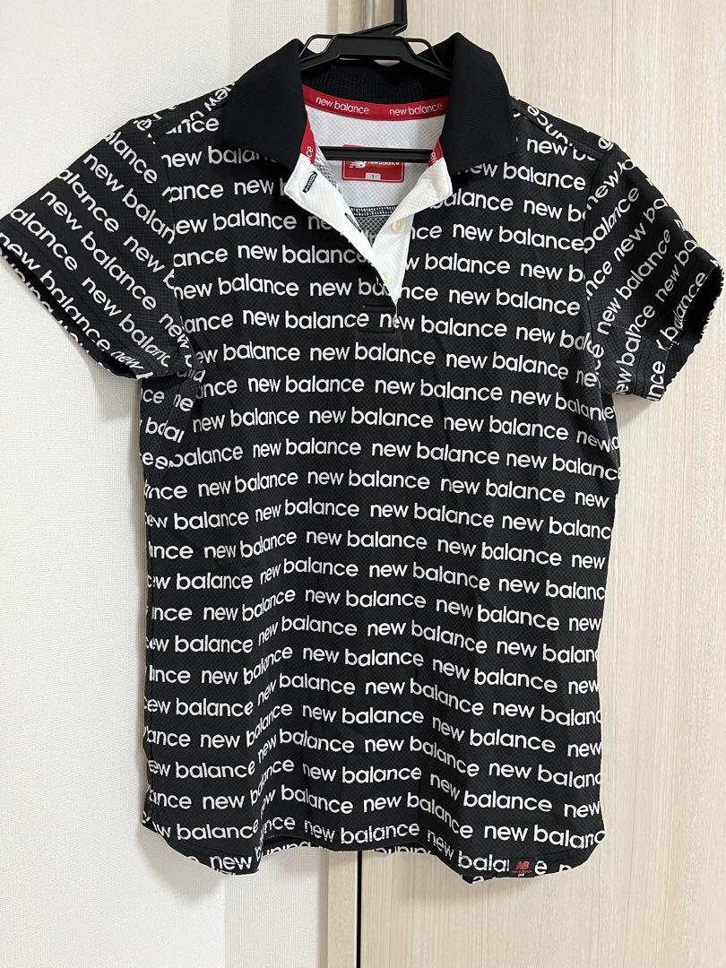 new balance ポロシャツ サイズ1 黒/白 - メルカリ