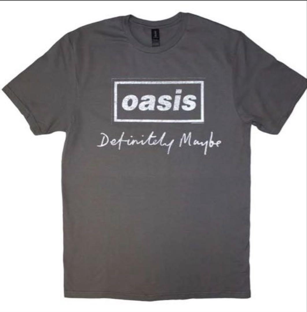【新品】オアシス OASIS Tシャツ チャコールグレー OASIS オアシス Tシャツ バンドTシャツ チャコールグレー DECCA